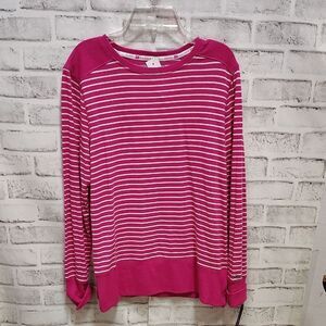 Tommy Hilfiger Pink Striped Women's Top